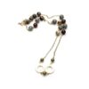 Natural-Crystals-Grey-Jasper-and-Australian-Zebra-Jasper-with-Golden-Hematite-Crystal-Neck-Chain-for-Protection,-Strength,-and-Positivity
