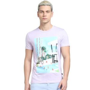 Men's Printed Slim Fit T-Shirt