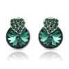 Green-Stud-Earrings-for-Women