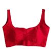 Women-Silk-Plain-Sleeveless-Readymade-Blouse