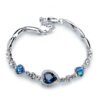 Magical-Love-Tripple-Heart-Bracelet-with-Crystal-Stones