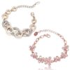 Latest-Collection-Gold-Plated-Combo-of-2-Bracelet-for-Women-and-Girls-(Rose-Gold)
