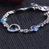 Magical-Love-Tripple-Heart-Bracelet-with-Crystal-Stones