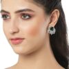 Women-Green-American-Diamon- Stud-Earrings