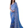 Women-Georgette-Sequin-Embroidery-work-Saree